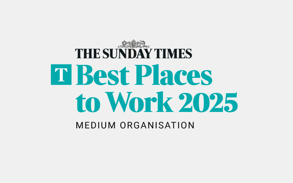 The Sunday Times Best Places to Work 2025 medium organisation logo